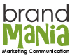 הלוגו של ברנדמאניה-תקשורת שיווקית