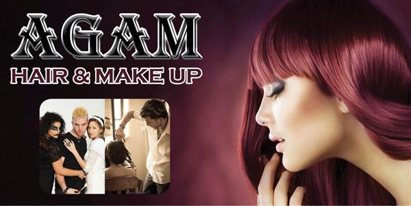הלוגו של AGAM - Hair & Make up