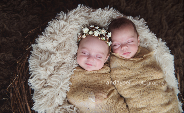 צילומי ניו בורן תאומים, צילומי תינוקות, צילומי ניובורן