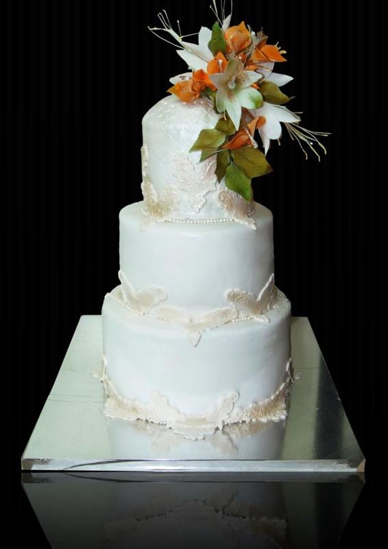 עוגת חתונה 3 קומות